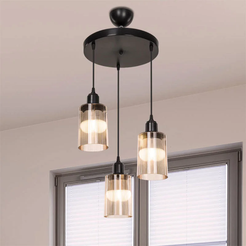 Lustra PWL-1195  Negru 30x30x80 cm