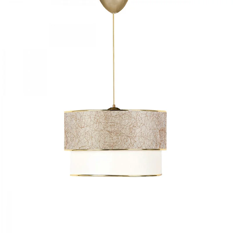 Lustra tavan PWL-1089 E27 Crem-auriu D30x20cm 30x30