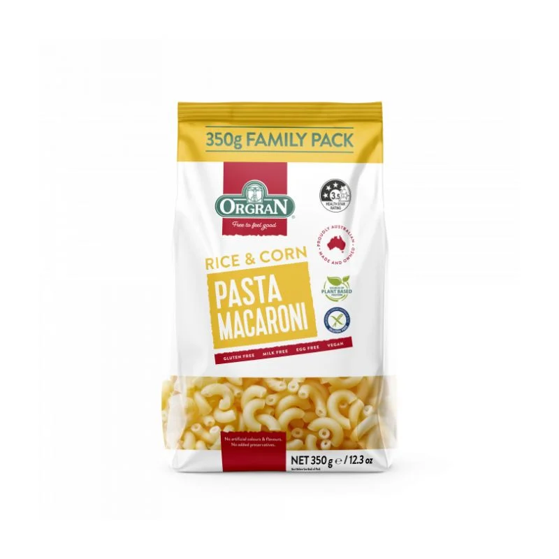 Macaroane din orez si porumb fara gluten, 350g, ORGRAN