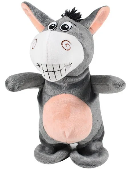 Magarus interactiv MARE cu 2 functii Merge la plimbare si imita sunete, jucarie din plus