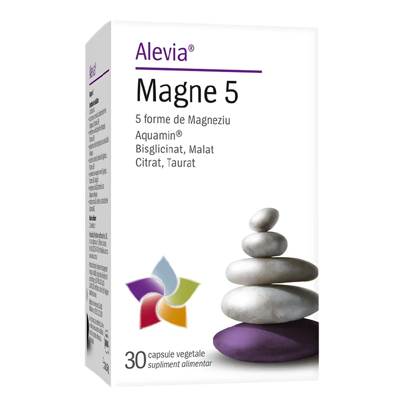 Magne 5, 30 capsule, Alevia