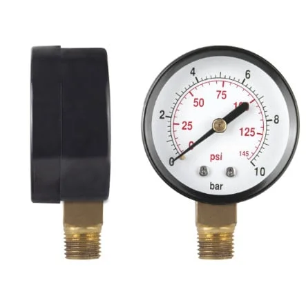 Manometru Pentru Apa Radial 0-10 bar, 1/4 inch Evotools 675454