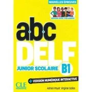 Manual ABC DELF B1 Junior Scolaire, interactiv, multicolor, format digital