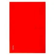 Mapa documente, Noki, A4, inchidere cu capsa, plastic, rosu