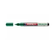 Marker cu vopsea edding Ecoline 51, corp din plastic reciclat, varf rotund, 1-2 mm, verde