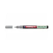 Marker cu vopsea pe baza de apa Edding Ecoline 51, corp din plastic reciclat, varf rotund, 1-2 mm, argintiu