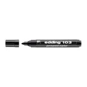 Marker Edding 103 permanent, varf rotund 1. 5-3mm, negru