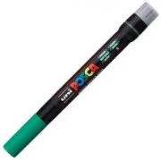 Marker pensula UNI Brush PCF-350, K, verde, Posca