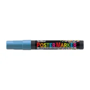 Marker pentru poster ARTLINE, corp plastic, varf rotund 2mm - albastru metalizat