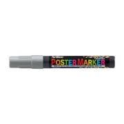 Marker pentru poster ARTLINE, corp plastic, varf rotund 2mm - argintiu