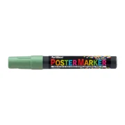 Marker pentru poster ARTLINE, corp plastic, varf rotund 2mm - verde metalizat