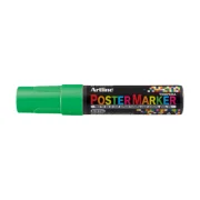 Marker pentru poster ARTLINE, corp plastic, varf rotund 6mm - galben fluorescent