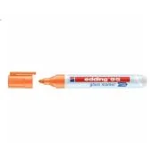 Marker pentru sticla Edding 95, corp plastic, varf rotund, 1. 5-3 mm, portocaliu