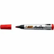 Marker permanent BIC 2000, varf rotund 1. 7 mm, rosu