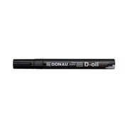Marker permanent cu vopsea Donau, varf rotund, 2. 8 mm, negru