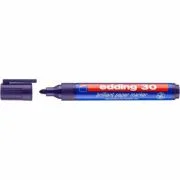 Marker permanent Edding 30, corp din plastic reciclabil, varf rotund, 1. 5-3 mm, violet