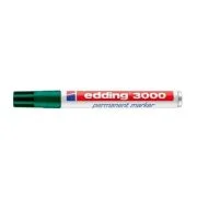 Marker permanent Edding 3000, varf 1. 5-3 mm, verde