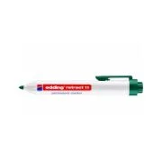 Marker permanent Edding retract 11, corp din plastic, varf rotund, 1. 5-3 mm, verde