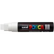Marker UNI PC-17K 15. 0 mm, varf tesit, alb, Posca