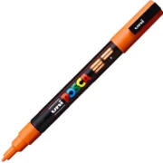 Marker UNI PC-3M 0. 9-1. 3 mm, portocaliu, Posca