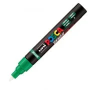 Marker UNI PC-5BR, varf pensula, 1-4 mm, verde, Posca (M1608)