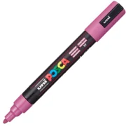 Marker UNI PC-5M 1. 8-2. 5 mm, roz zmeura, Posca