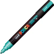 Marker UNI PC-5M 1. 8-2. 5 mm, verde metalizat, Posca