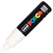 Marker UNI PC-7M 4. 5-5. 5 mm, alb, Posca