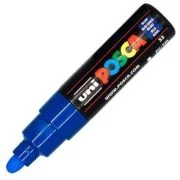 Marker UNI PC-7M 4. 5-5. 5 mm, albastru, Posca