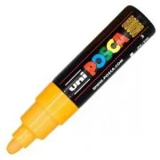 Marker UNI PC-7M 4. 5-5. 5 mm, galben intens, Posca