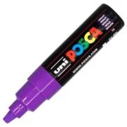 Marker UNI PC-8K 8. 0 mm, varf tesit, violet, Posca