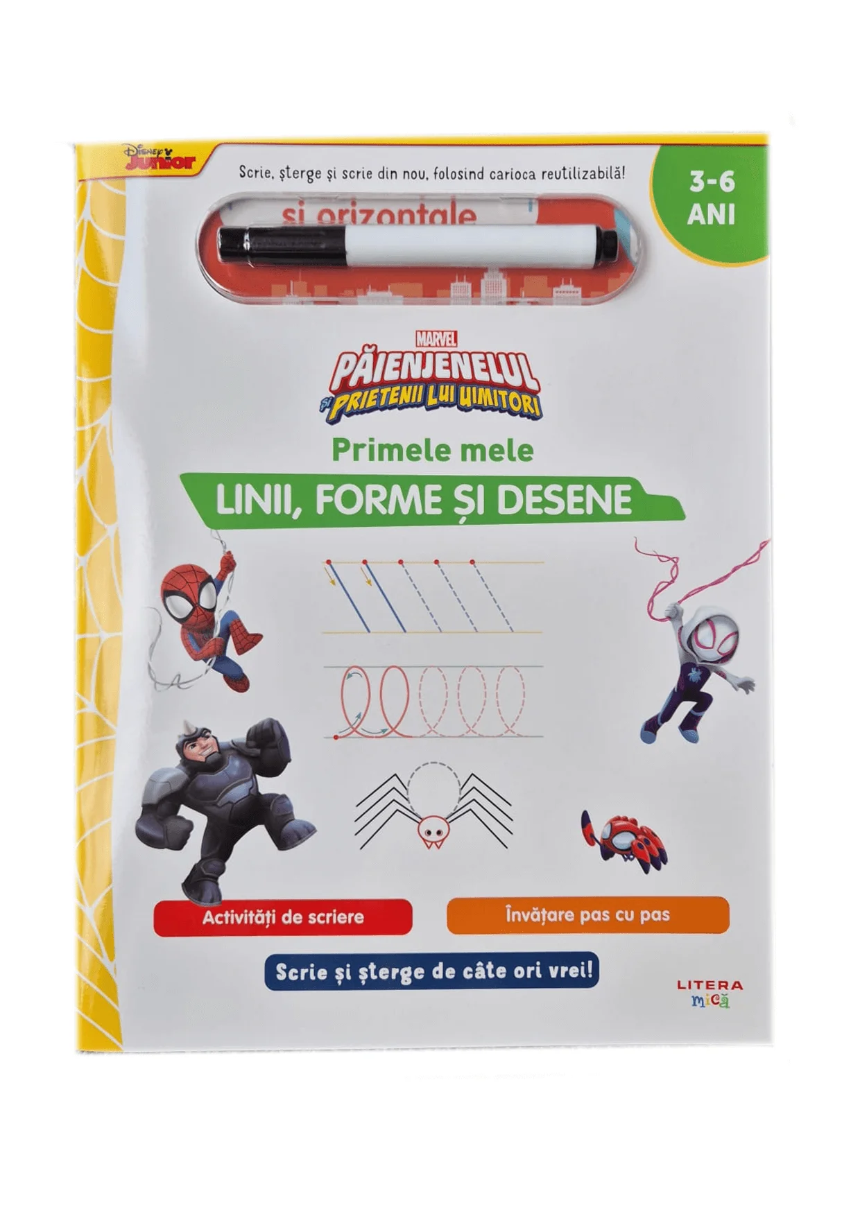 Marvel. Paienjenelul si prietenii lui uimitori. Primele mele linii, forme si desene