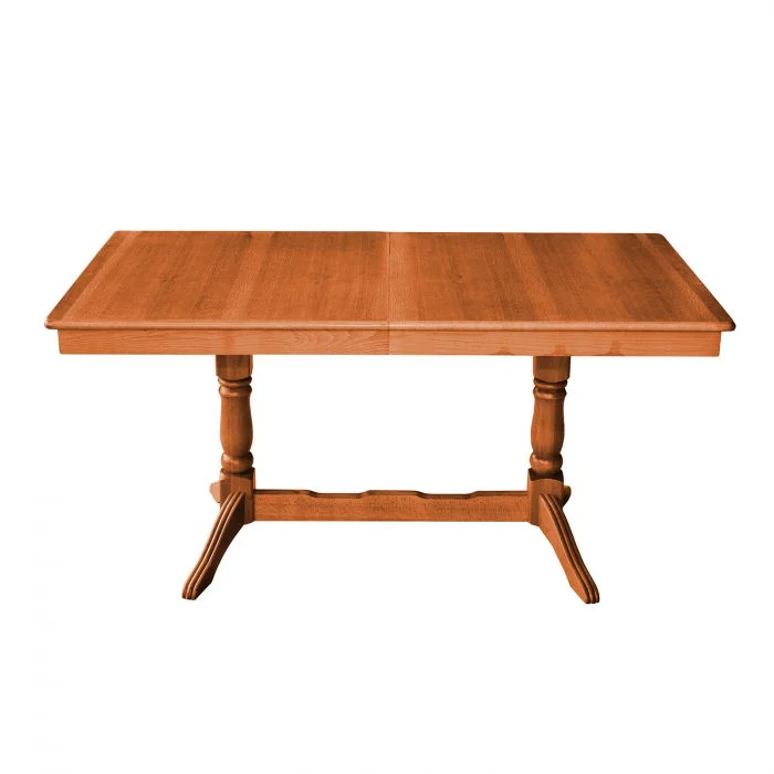 Masa extensibila EUROPA, lemn masiv, dreptunghiulara, cires, 160 240x92x70 cm