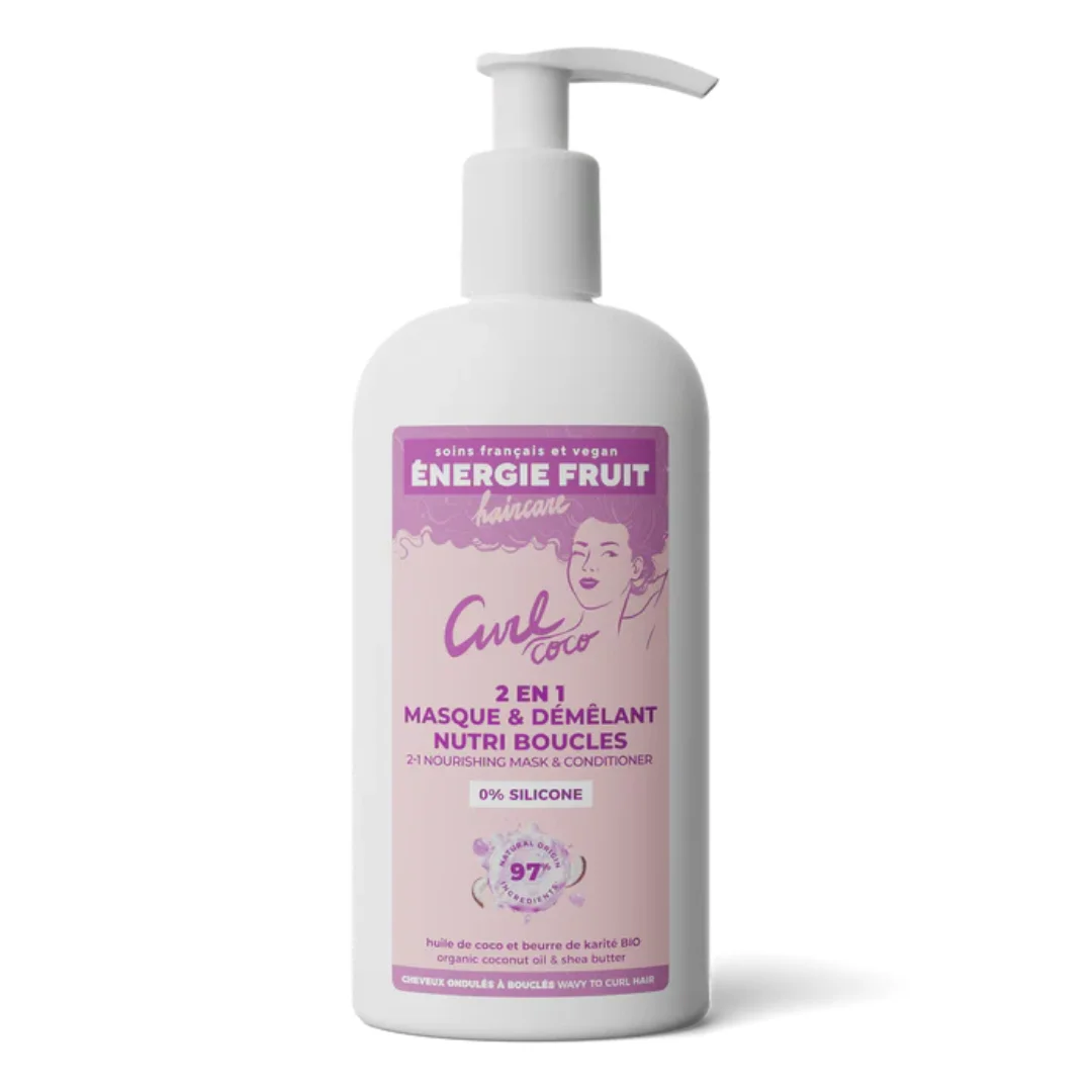 Masca balsam 2in1 pentru par ondulat sau cret, 300ml, Energie Fruit