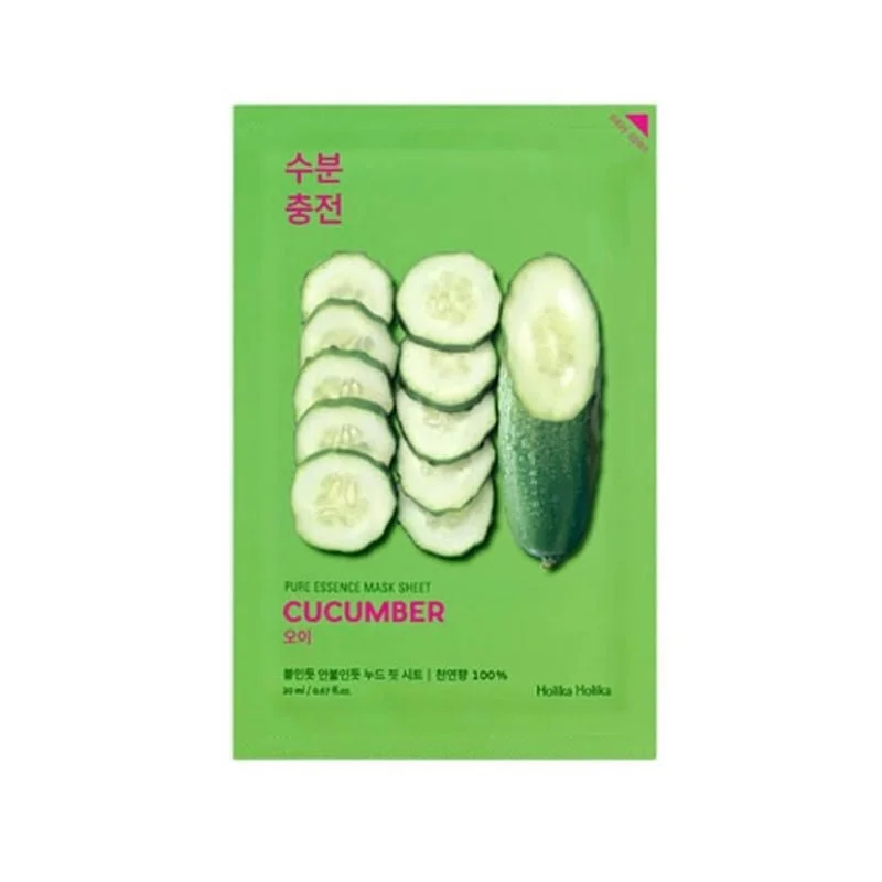 Masca faciala cu castravete Pure Essence, 23 ml, Holika Holika