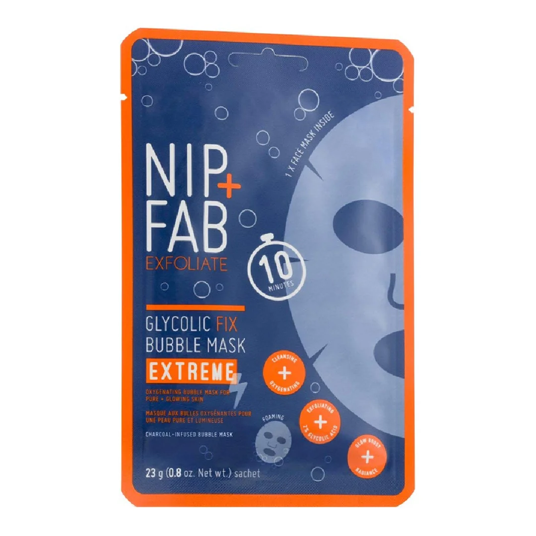 Masca servetel pentru fata Glycolic Fix, 23g, Nip+Fab