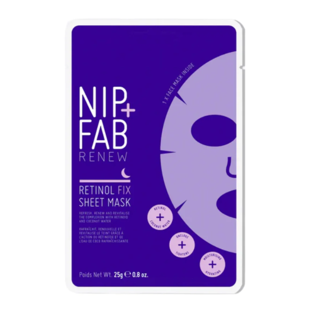 Masca tip servetel, Retinol Fix, 25 ml, NIP+FAB