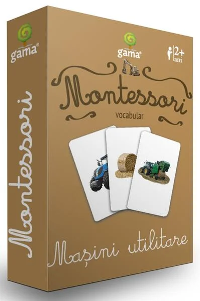 Mașini utilitare. Cărţi de joc Montessori - Board book - *** - Gama