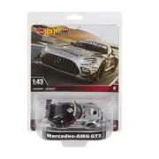 Masinuta metalica Mercedes AMG GT3 scara 1: 43, Hot Wheels Premium Real Riders