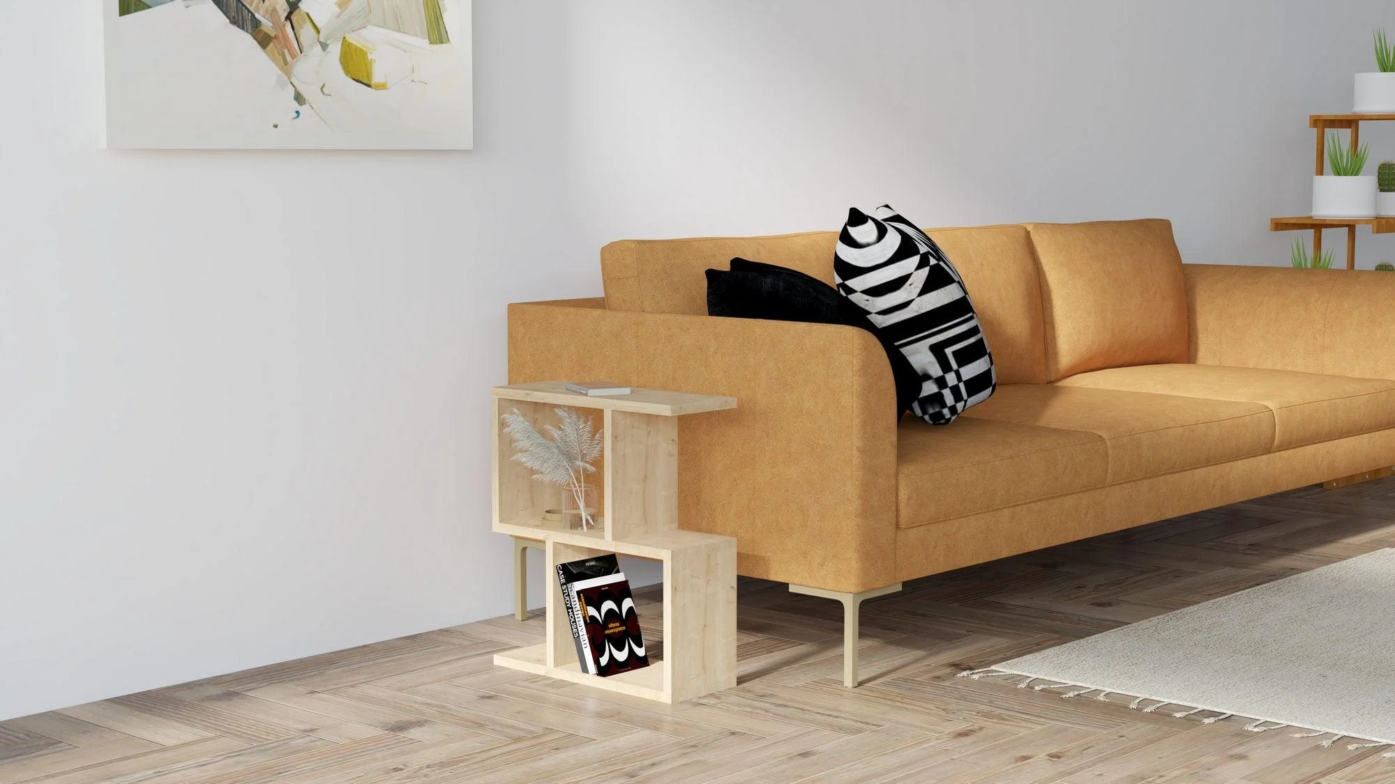 Masuta laterala Safir, 45x51,4x17 cm