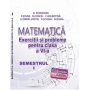 Matematica. Exercitii si probleme pentru clasa a 6-a, semestrul 1 - Delia Schneider