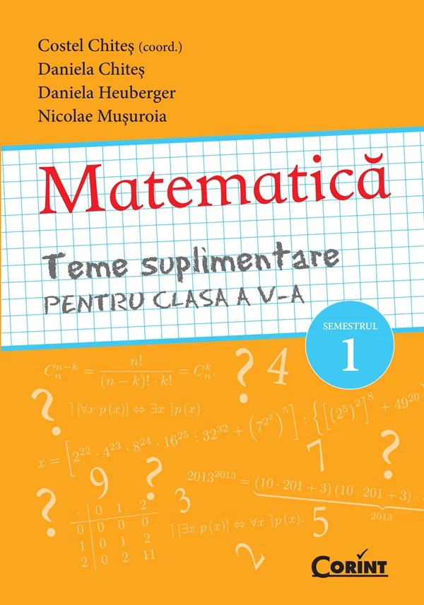 MATEMATICA Teme suplimentare pentru clasa a V-a SEMESTRUL 1