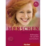 Menschen A1 Medienpaket 3 Audio-CDs und 1 DVD zum Kursbuch - Sandra Evans, Angela Pude, Franz Specht