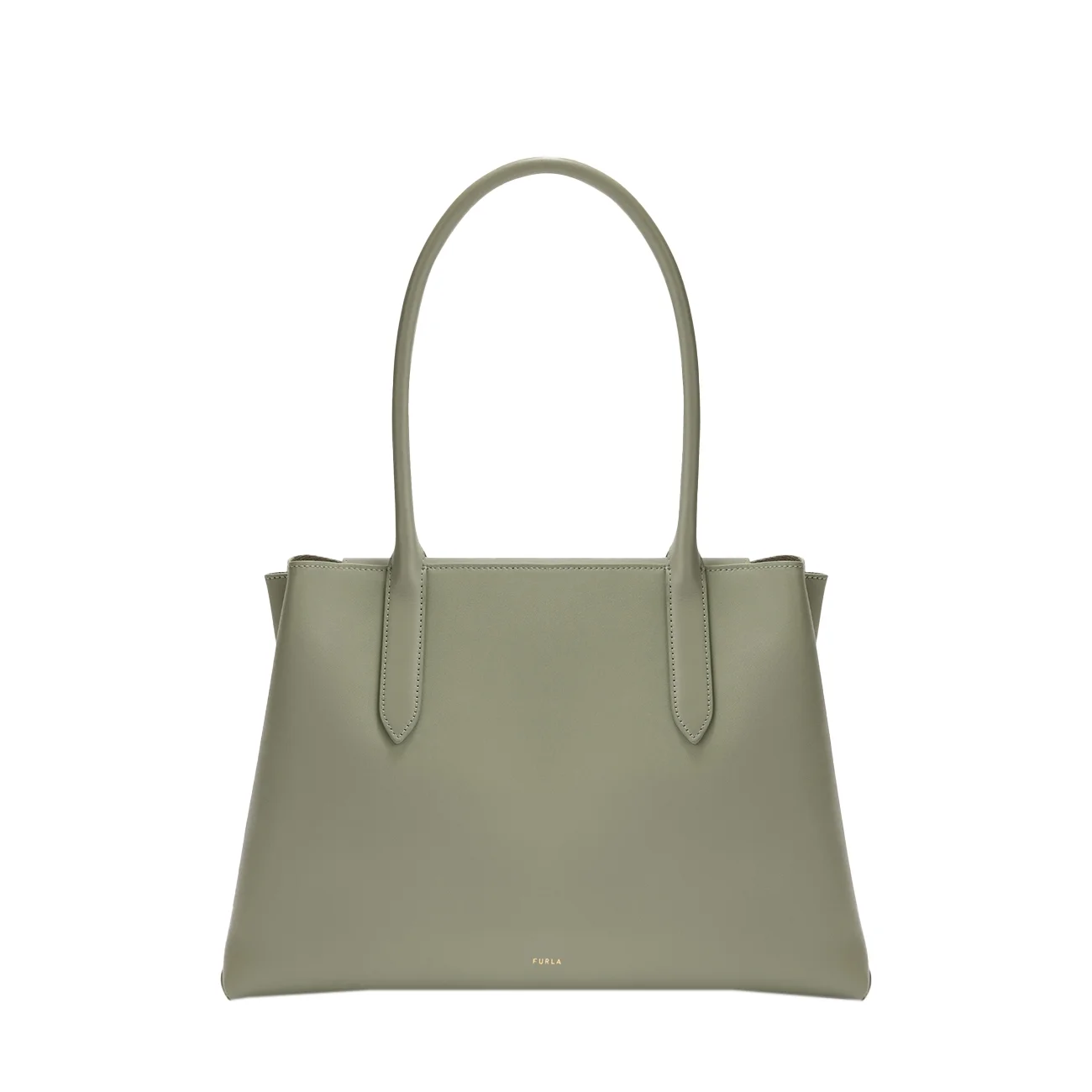 Meridiana l tote agave b + grigio int.