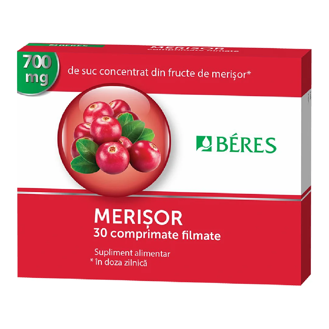 Merisor 700 mg, 30 comprimate filmate, Beres