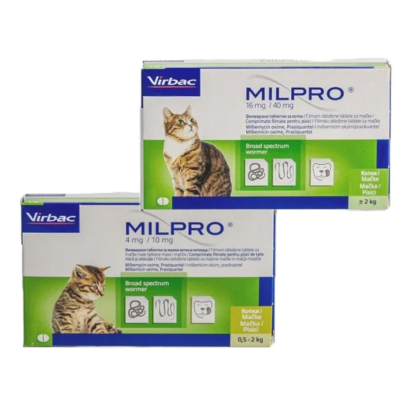 Milpro Pisica, 1 tableta