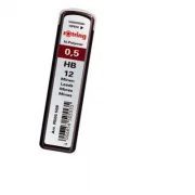 Mine creion mecanic, Rotring, 0. 5 mm, 2B, lungime 60mm, 12buc/cutie (RO505506)