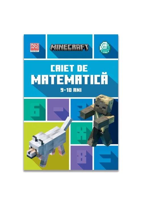 Minecraft - Caiet de matematica 9-10 ani