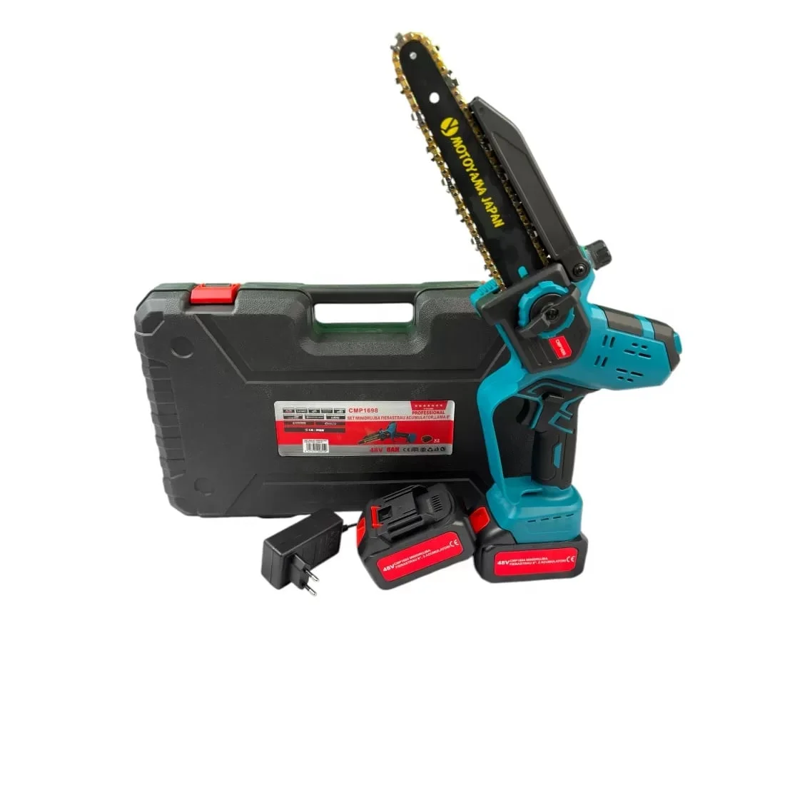 Mini drujba electrica cu 2 acumulatori 8AH, 150mm, 8'', 7.5m/s, 2000rpm, Campion CMP1698