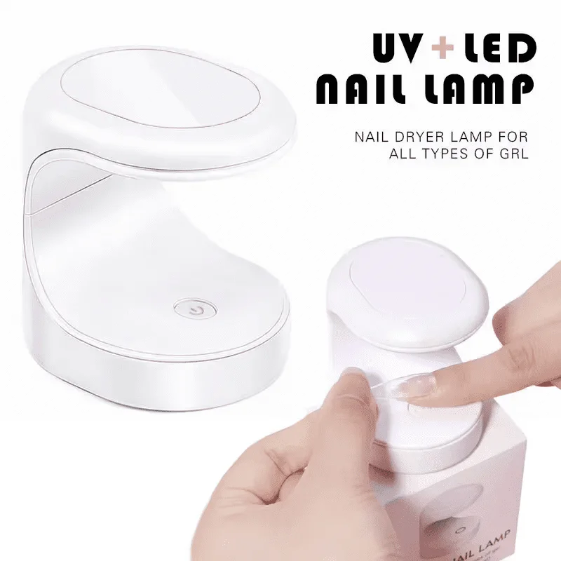 Mini Lampa 16w Pentru Uscarea Tipsurilor Reutilizabile- Alb - Everin